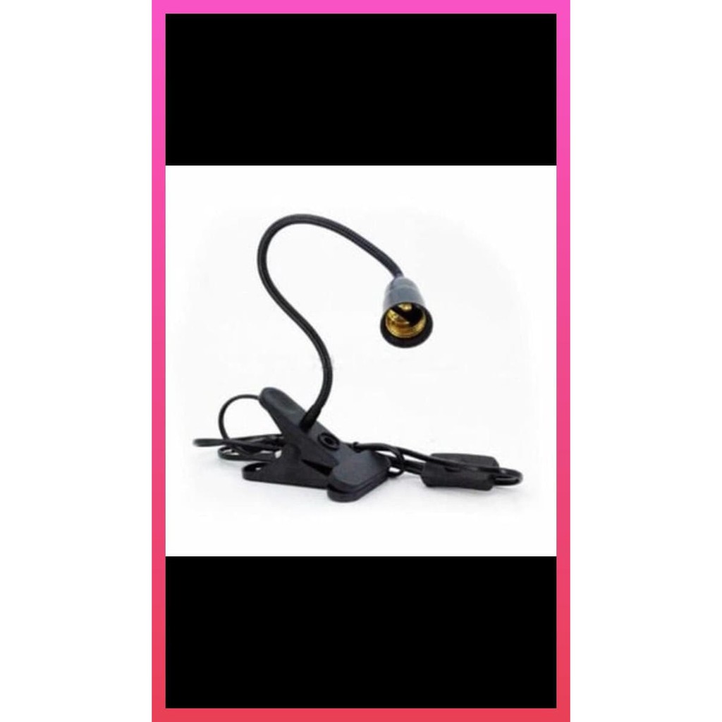 lampu belajar flexible lampu belajar jepit fiting E27 lampu belajar serbaguna lampu meja jepit