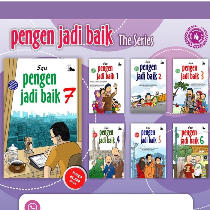 Jual Pengen Jadi Baik Pjb Komik Islam Komik Pengen Jadi Baik Seri Pjb Squ