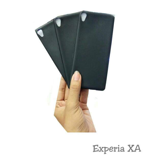 Case slim black sony xperia XA