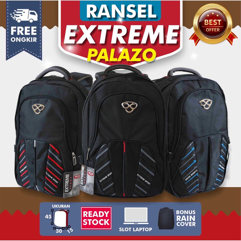 OBRAL PROMO TAS PUNGGUNG PRIA RANSEL BACKPACK SEKOLAH SD SMP SMA KERJA MURAH TERBARU KEREN AWET