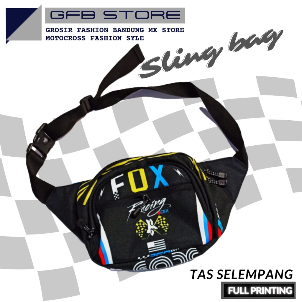 motocross shawl bag | sling bag motocross | tas selempang cross | tas selempang trail