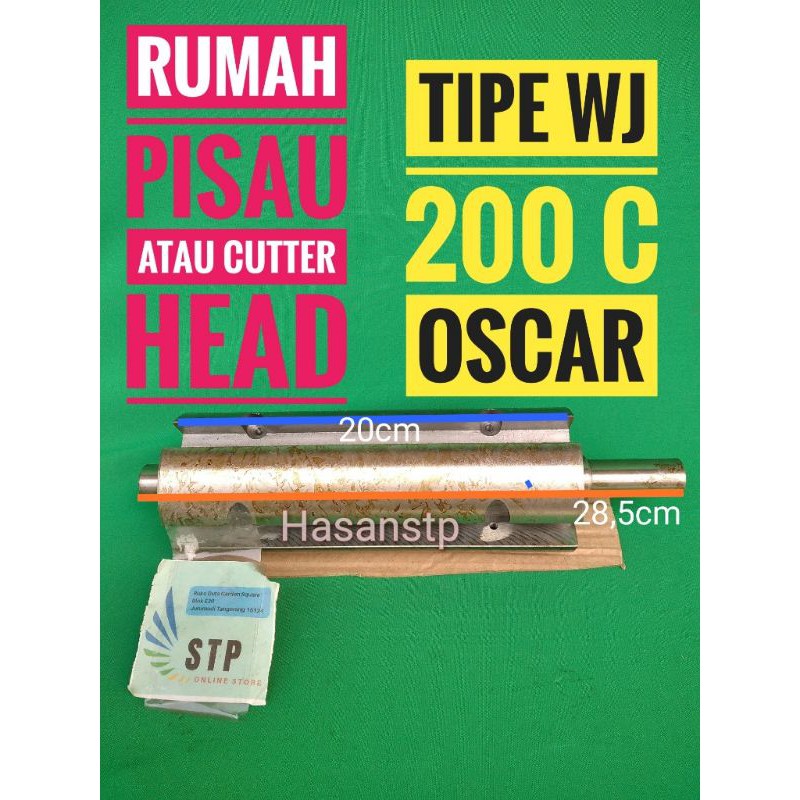 rumah pisau atau cutter head WJ 200 C Oscar