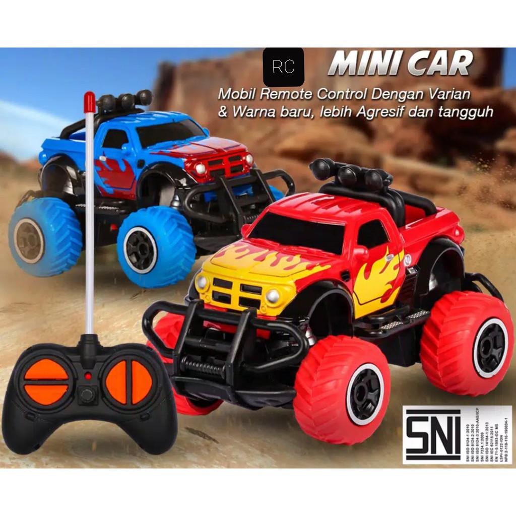 Mainan mobil remote kontrol bentuk unik rc car toys mobil rock crawler mini climber