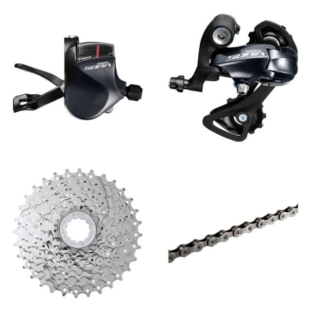 Paket Grupset Mini Groupset Shimano Sora 9 Speed