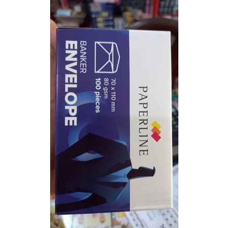 

(190gr) 1pak amplop paperline 70 x 110 mm isi 100