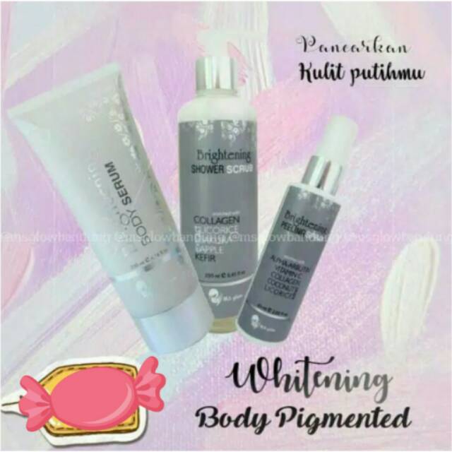Whitening body pigmented by MS GLOW
