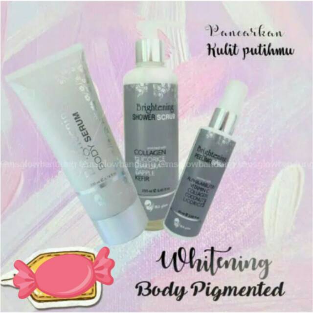 Whitening body pigmented by MS GLOW