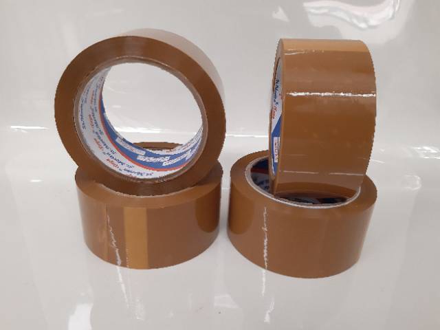 LAKBAN COKLAT 45 MM X 100 YARD FULL KUALITAS DAIMARU