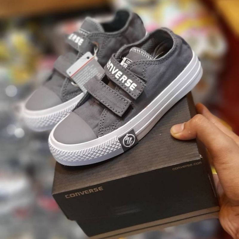 SEPATU ANAK CONVERSE ALL STAR VELCRO PETIR  (21-35)/ SEPATU SNEAKERS PREMIUM