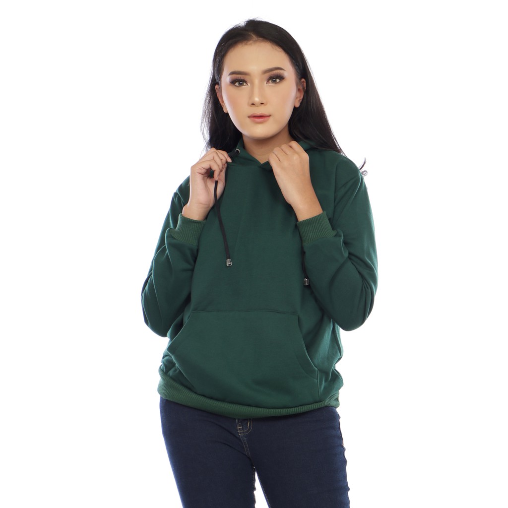 Sweater Wanita Kekinian Hoodie Polos