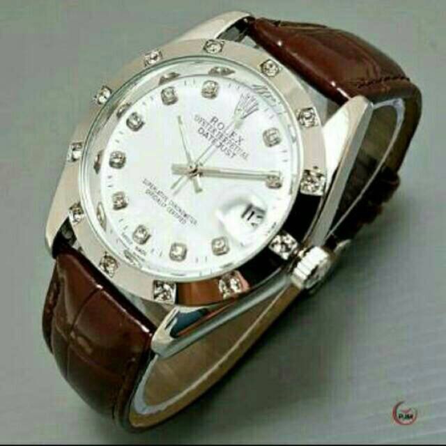 Jam Tangan Wanita / Cewek Simple Elegant Rolex Automatic