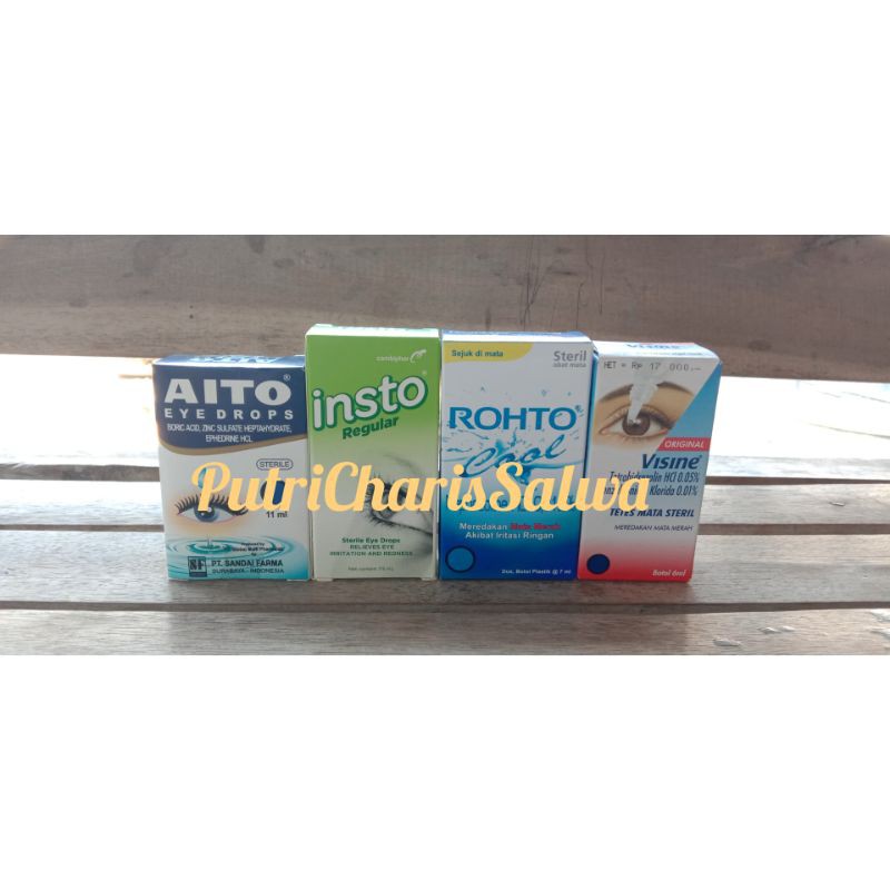 Original Obat Tetes Mata Aito - Insto - Rohto - Visine Exp Baru