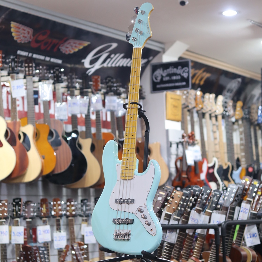 Scorpion DJ200 JazzBass Blue Maple - Jazz Bass Blue DJ-200