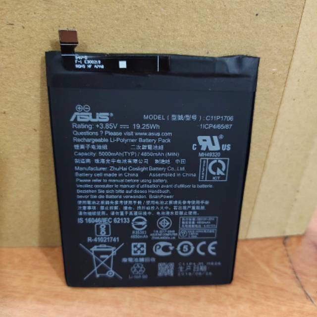 Batray Baterai Batre Batrai Asus Max Pro M1 C11P1706 Original Oem