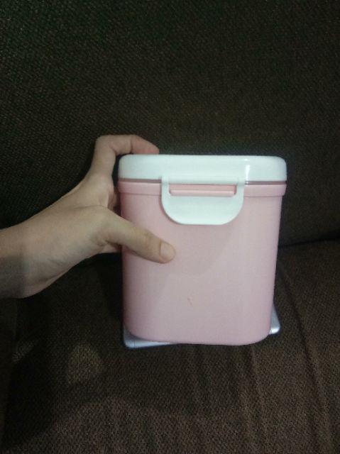 [import] - Shabby Kotak Tempat Penyimpanan Susu Bubuk Makanan Super Praktis Bahan Plastik Bpa Free
