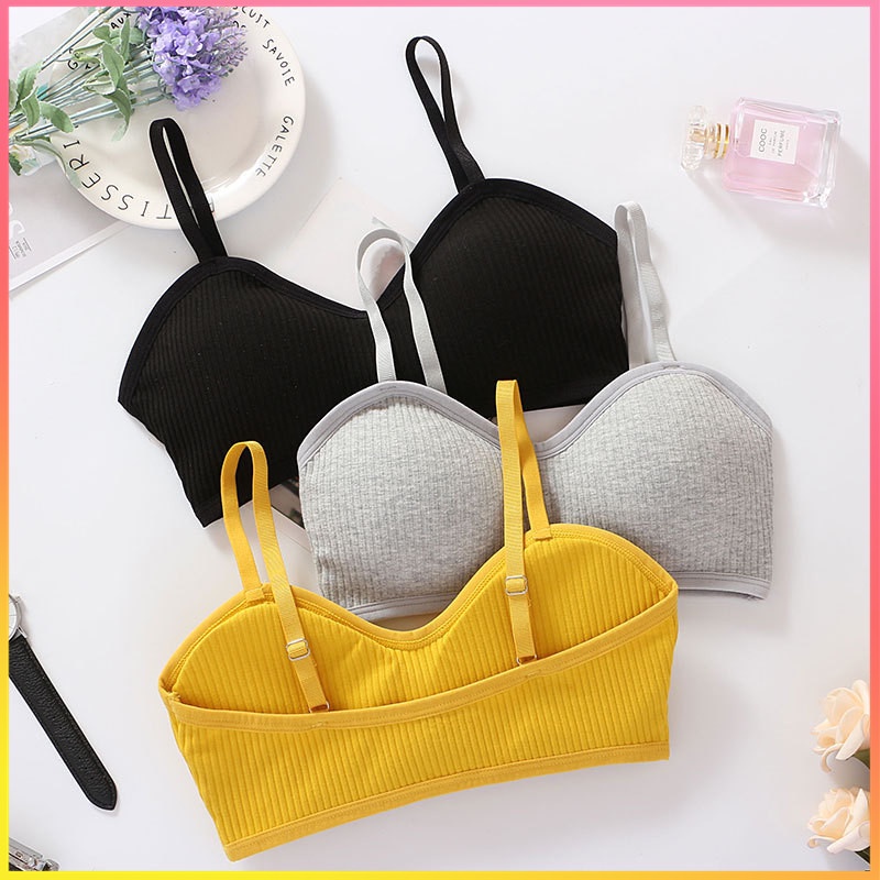 Tank top Bra Sport Tanpa Kawat Bralette Push Up Elastis Sexy Bra BH Remaja Import 9922