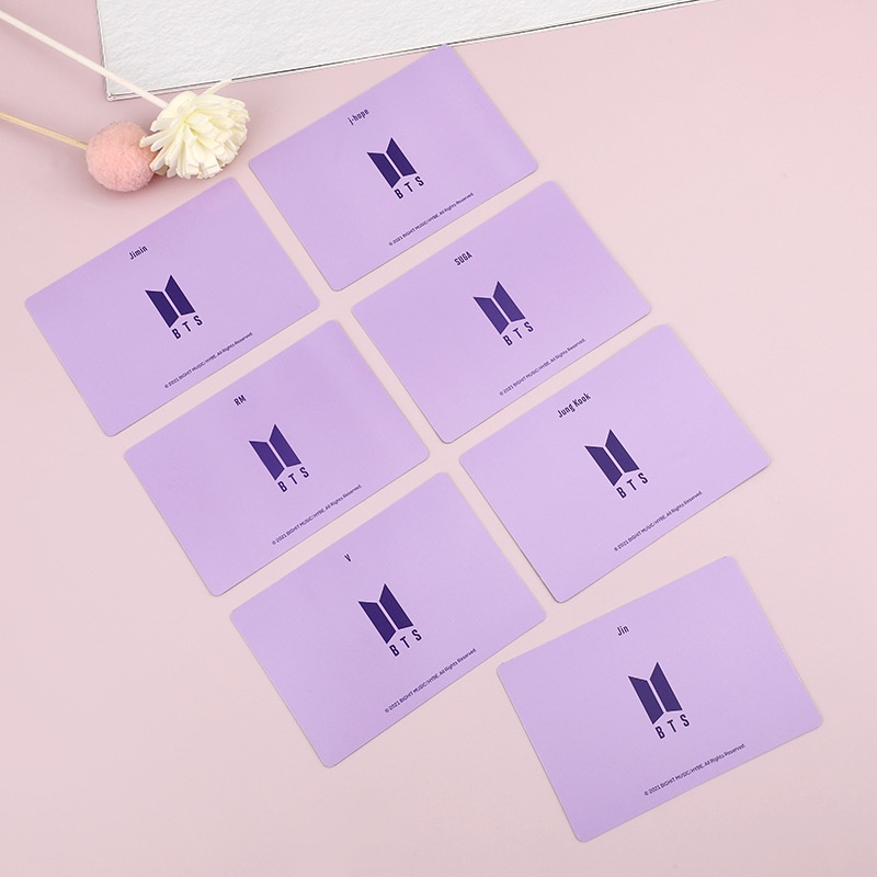 7pcs / set Kartu Foto Mini HD BTS Merch Untuk Koleksi