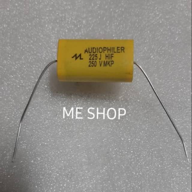 Kapasitor Elco Tahanan Tweeter Audiophiler 225 J HIF 2,2uf 250V