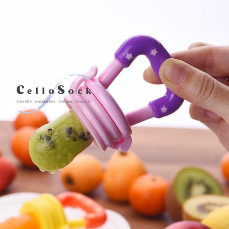 Empeng Buah Buah Bayi / Dot Buah Bayi / Fresh Fruit Feeder / Gigitan MPASI / Fruit Pacifier-4