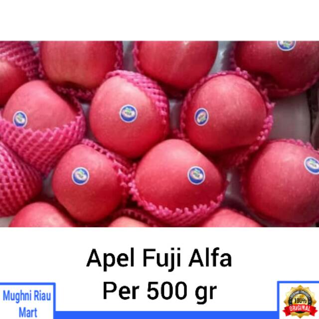 

Apel Fuji Alfa Sekitar 500gr - Buah Segar