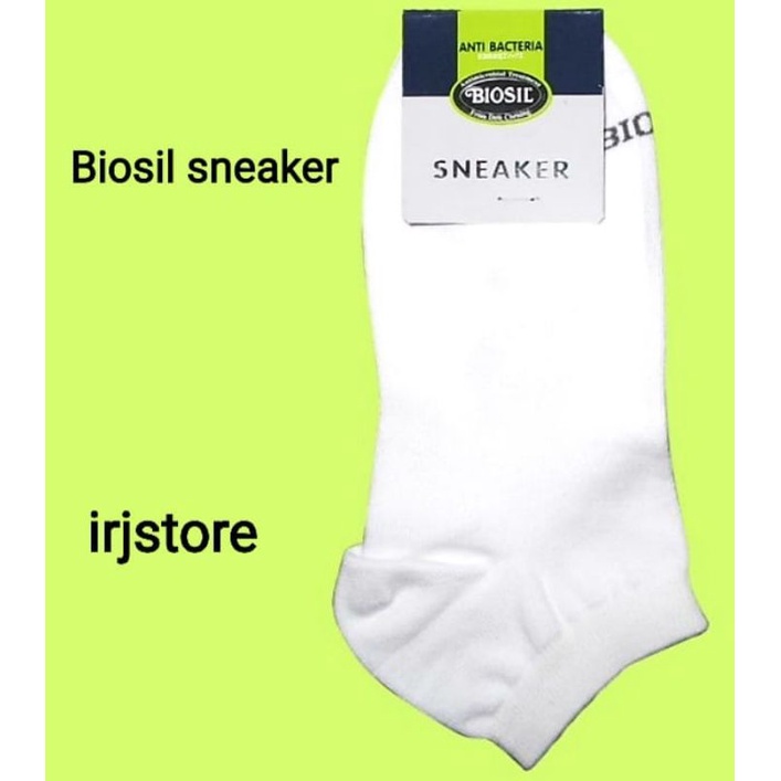 KAOS KAKI BIOSIL SNEAKER POLOS WARNA