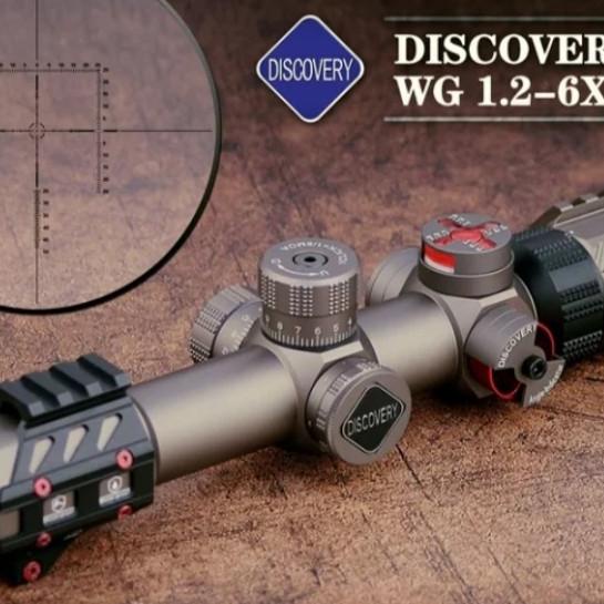 teleskop discovery wg 1.2-6x24 irai tube 30 telescope tahan getar Star Seller