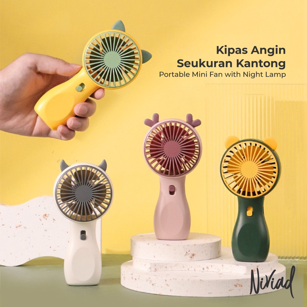 KIPAS ANGIN PORTABLE / KIPAS ANGIN MINI USB GENGGAM / MINI FAN