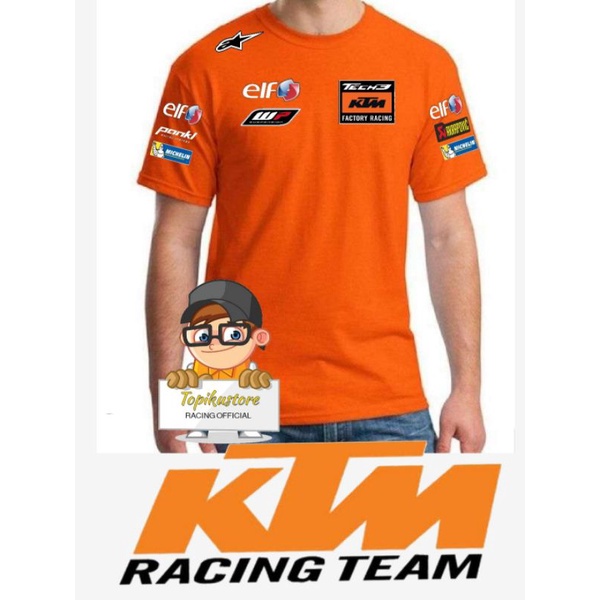 Kaos KTM Factory Racing Team Orange – Official Motorsport T-Shirt  T-Shirt KTM Tech3 Racing Team – B