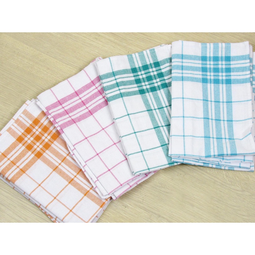 Serbet / Lap Kain Warna Putih Merk Botch 101 Murah Kualitas Premium Ukuran 55x55 Cm