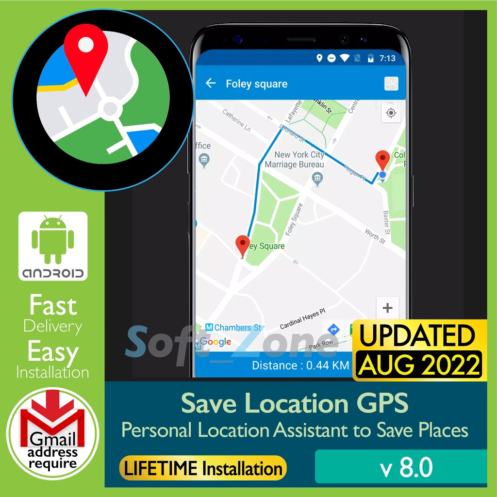 

Sv Lctn GPS v8.0 - Prsnl Lctn Assstnt t Sv Plcs [SmrtPhn - Andrd] - Dgtl Dwnld