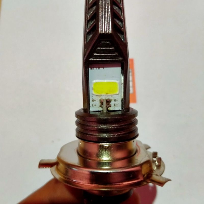 lampu bohlam led  h4 vixion scoopy rtd