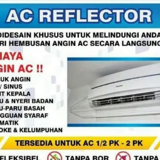 Akrilik Ac / Talang Penahas Hembusan Ac /Mika Ac 2Pk Pnjg 120 Cm Bluevioletsyzha