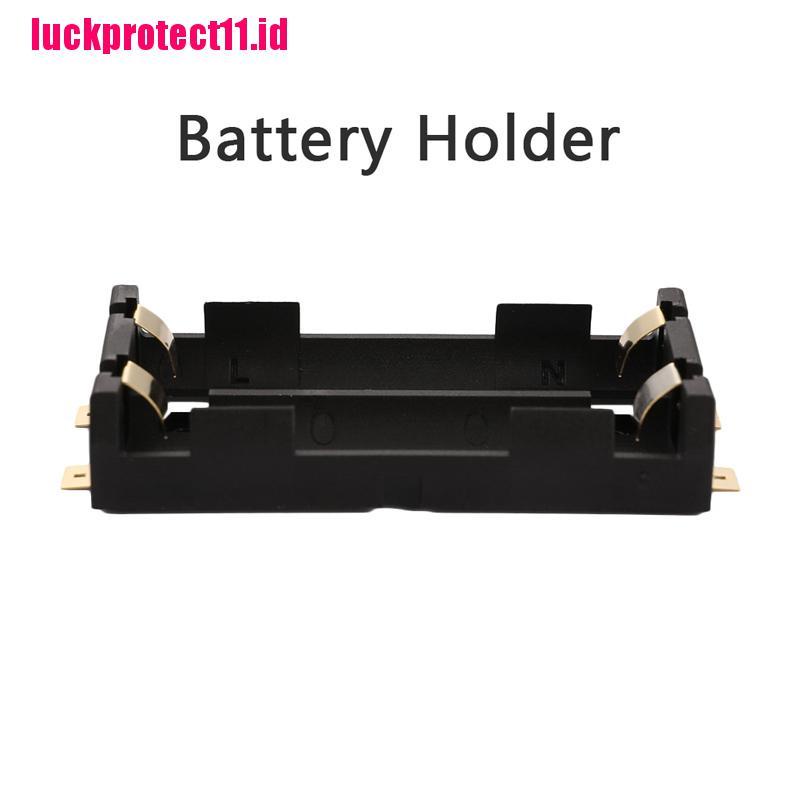 Battery Holder SMD For 18650 Black With Bronze Pins Gold Plated for 18650 3.7V