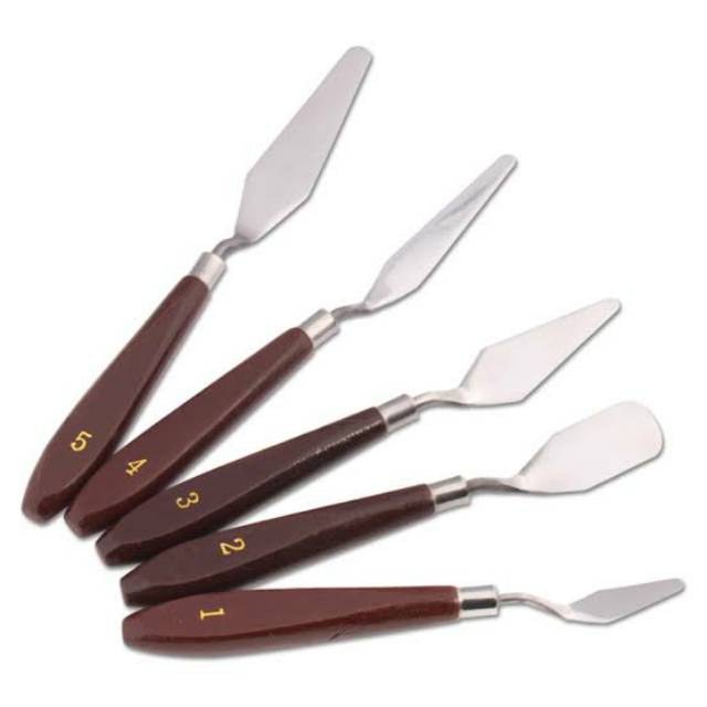 [Istana Baking] Pallet Knife Set 5pcs Set Spatula Stainless