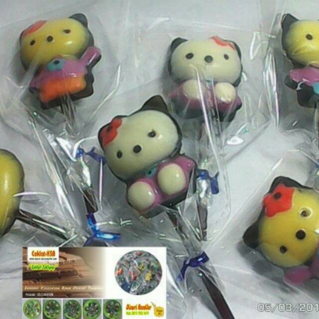 

Coklat lolipop hello kitty