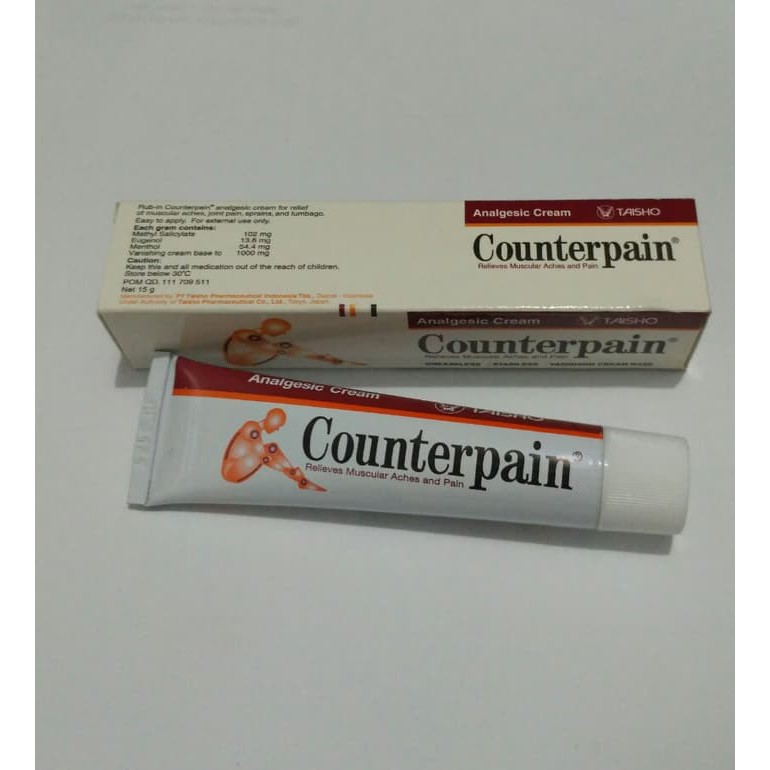 Counterpain Cream 15gr 30gr 60gr 120gr