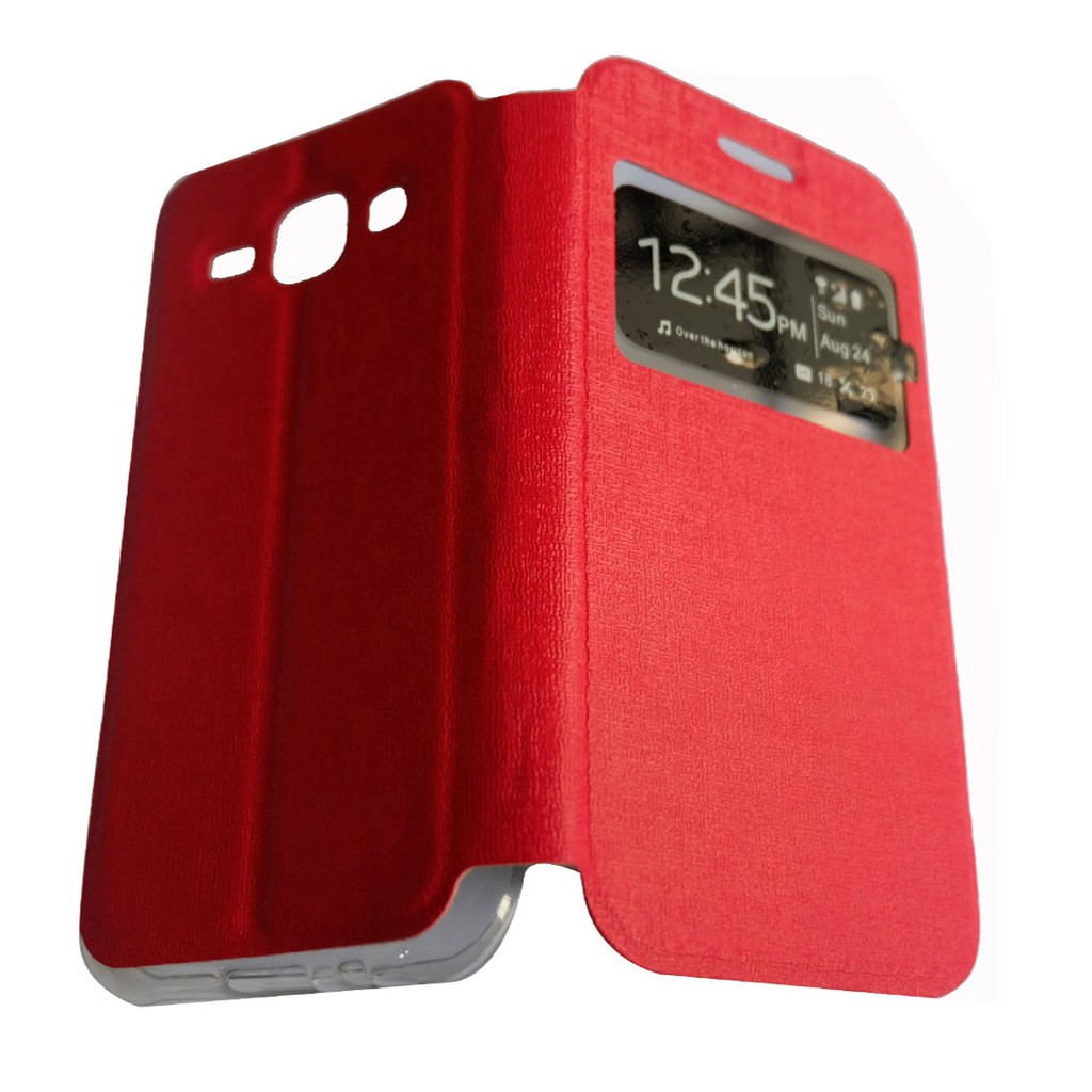 AIMI FlipShell Samsung Galaxy J7 Prime / Flip Cover Samsung Leather Case Samsung / Casing Flipcase
