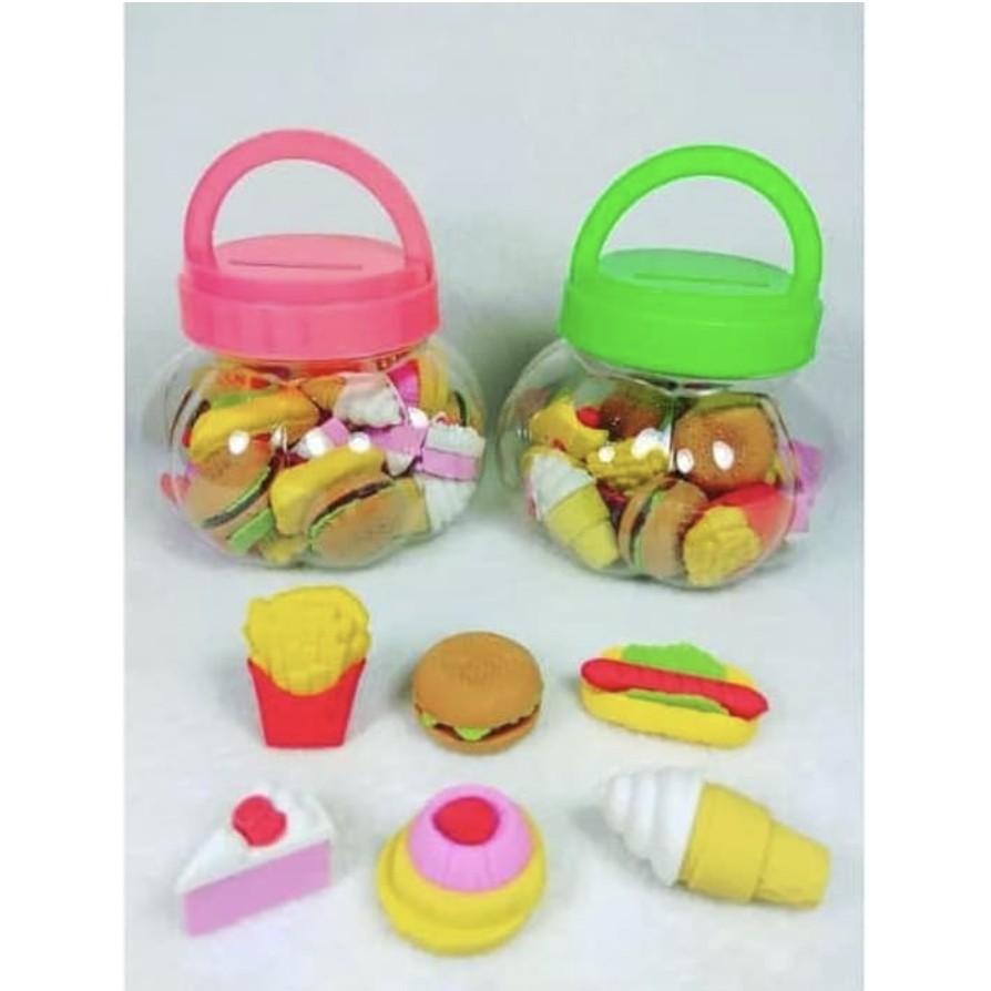 PENGHAPUS STIP KARAKTER FANCY MAKANAN BUAH BUAHAN (TOPLES