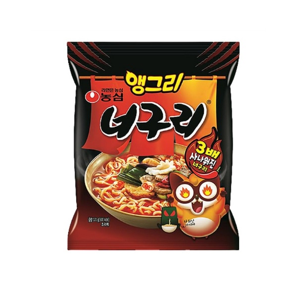 Nongshim Neoguri Korean Angry Spicy Udon Noodle 121 Gram