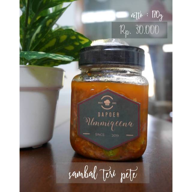 Sambal teri pete / sambel teri pete