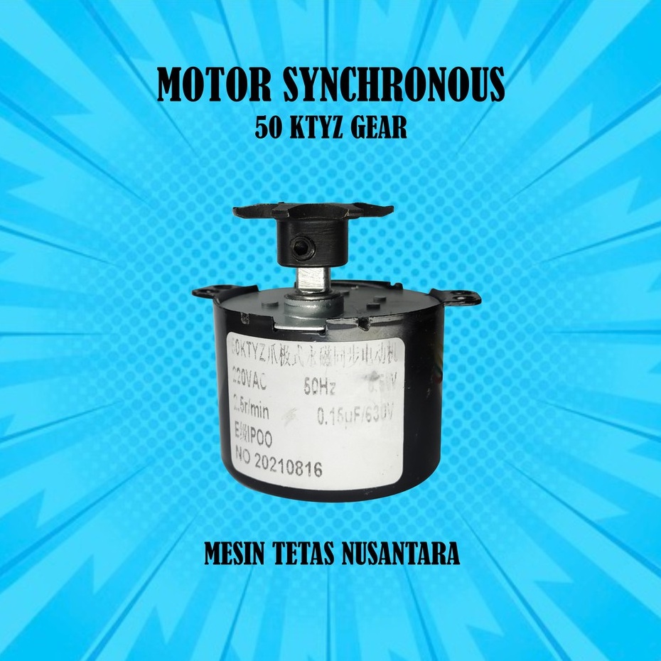 Motor Synchronous 50Ktyz 2.5 RPM untuk Rak Ayun Mesin Tetas Mencapai 800 Butir Telur