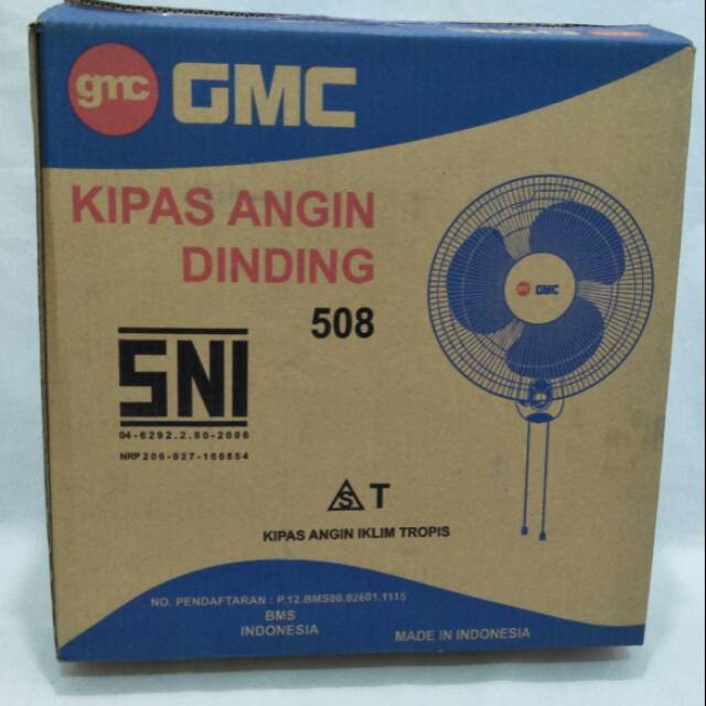 KIPAS ANGIN DINDING/TEMBOK/WALLFAN GMC 508 (16 IN) SNI