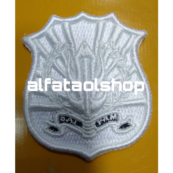 logo satpam timbul bordir