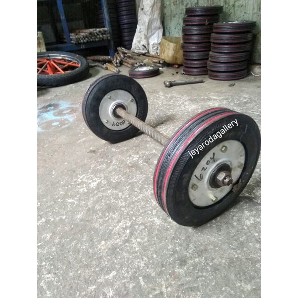 roda troly /roda troli / roda gerobak