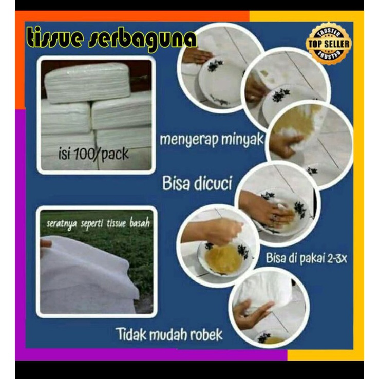 Tisu Kompor/Tisu Serbaguna/Tisu Kompor Bisa Dicuci/Tisu Kompor 200gram/Tisu Kompor Basah/Tisu
