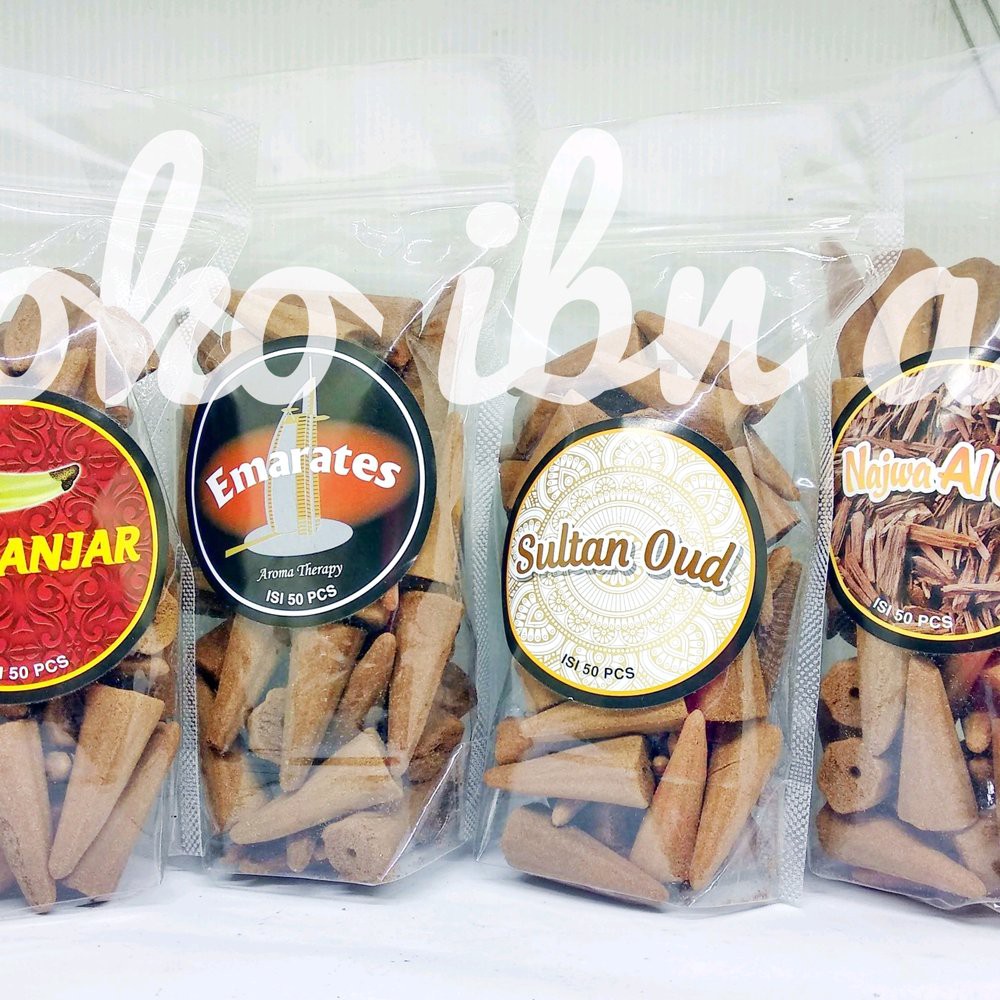 Promo buhur bukhur bukhor kerucut aroma buhur dupa arab import isi 50 terbaik