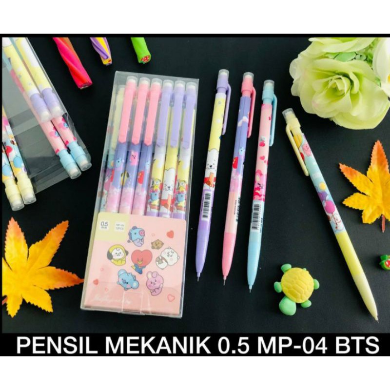 

pensil mekanik 0.5 (1pak=12pc)/mekanik pencil/pensil isi kecil