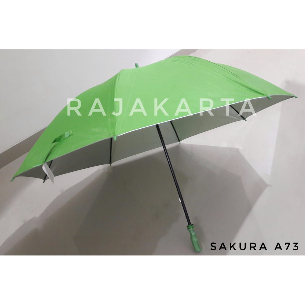 PAYUNG GOLF 29&quot; HIJAU DALAM SILVER MERK SAKURA A73