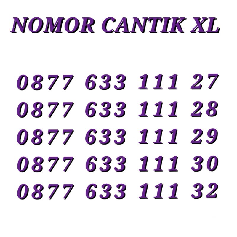 NOMOR CANTIK XL / NOMER CANTIK XL / NOMOR XL CANTIK / NOMER XL CANTIK / NO XL CANTIK / NO CANTIK XL 