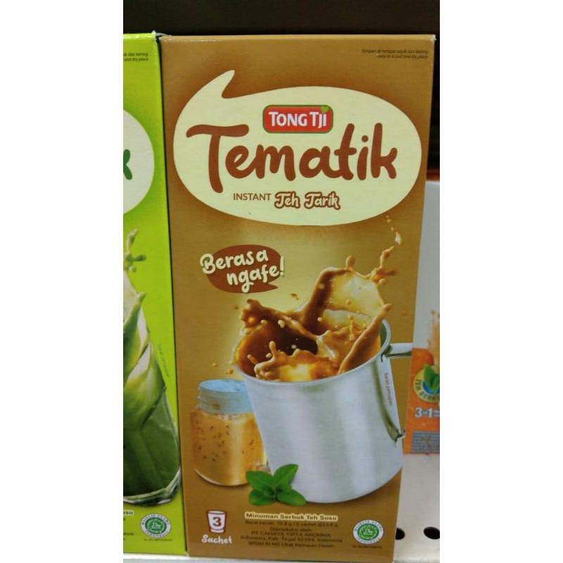 

Tong Tji Tematik Instant Teh Tarik 70gr 3 sachet